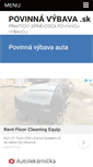 Mobile Screenshot of povinnavybava.sk